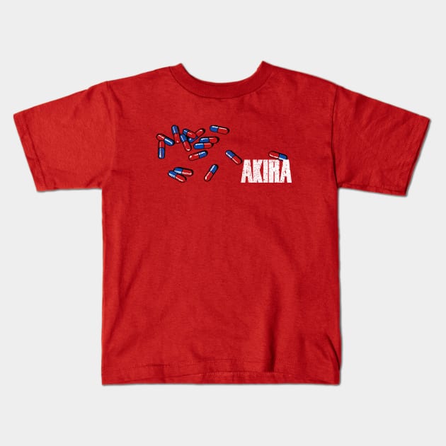 Akira Capsules Kids T-Shirt by huckblade